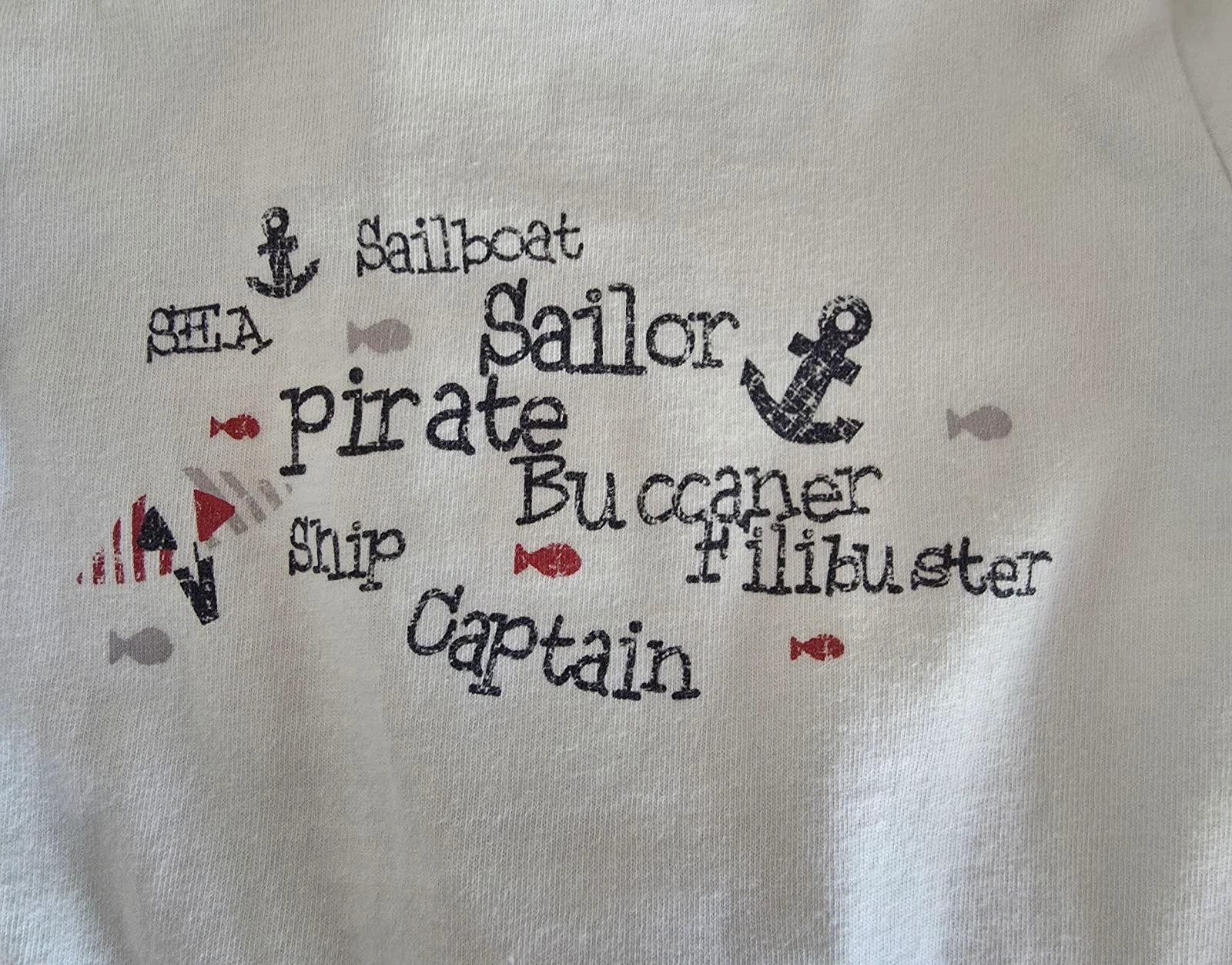 Combishort marino estampado "Sailor" Kitchoun Talla 3 meses – photo 5